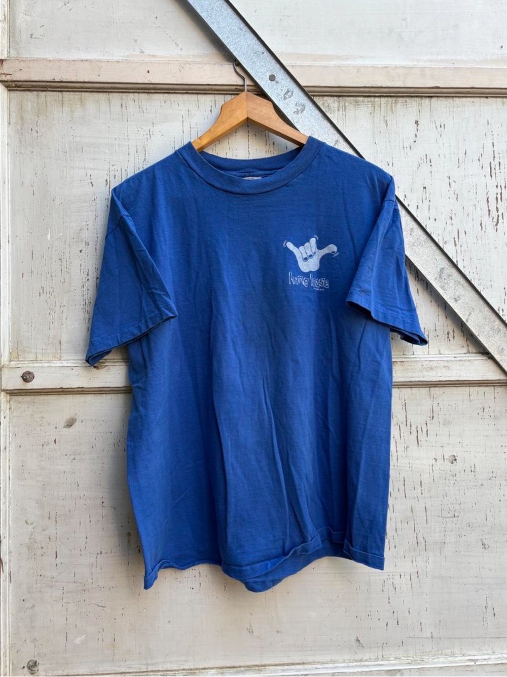 Vintage 80s Hang Loose Hawaii Surf Wear Single Stitch Billabong Shirt L